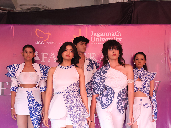 student designers celebrate victory